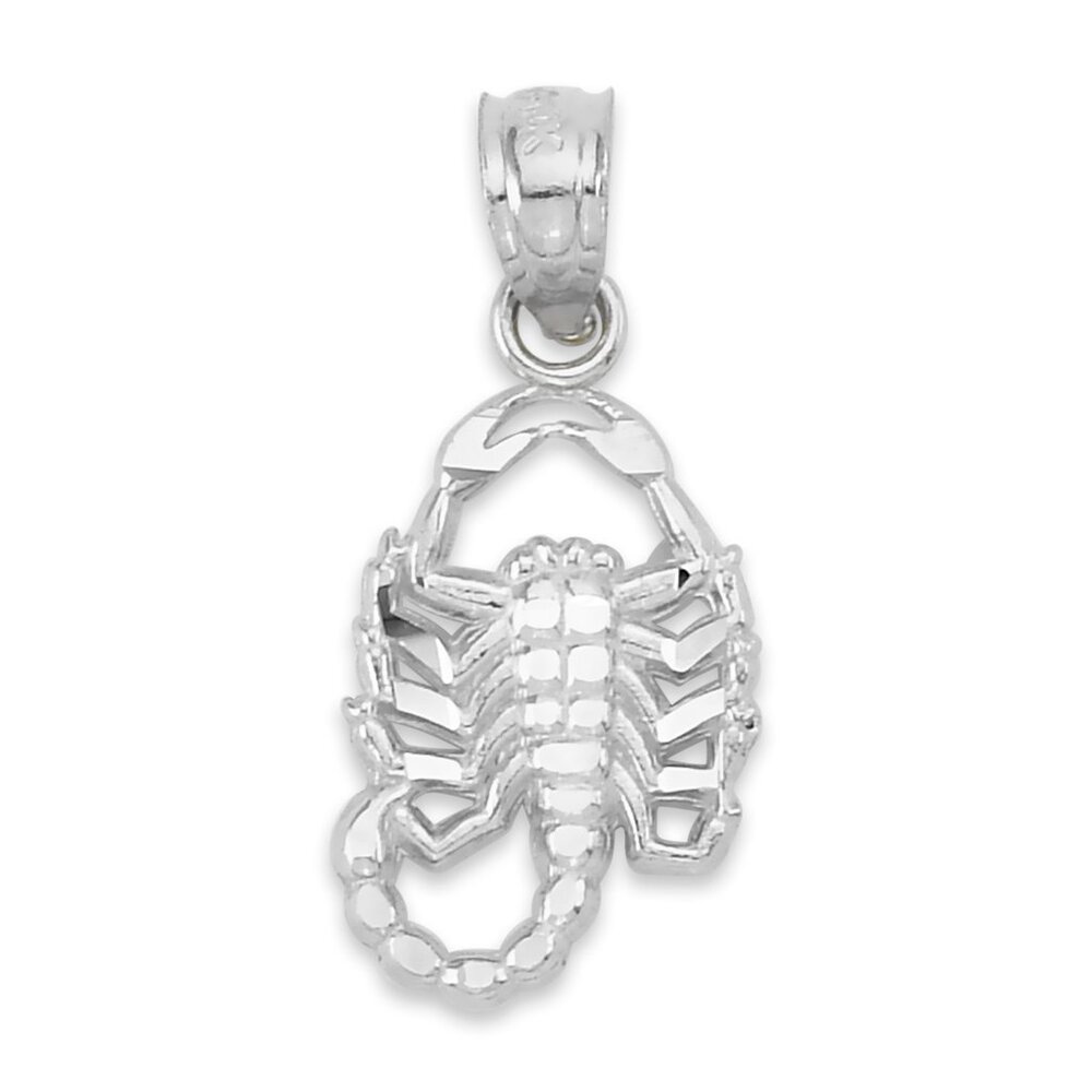 925 Sterling Silver Scorpion Pendant - Western Themed Animal Jewelry Gifts